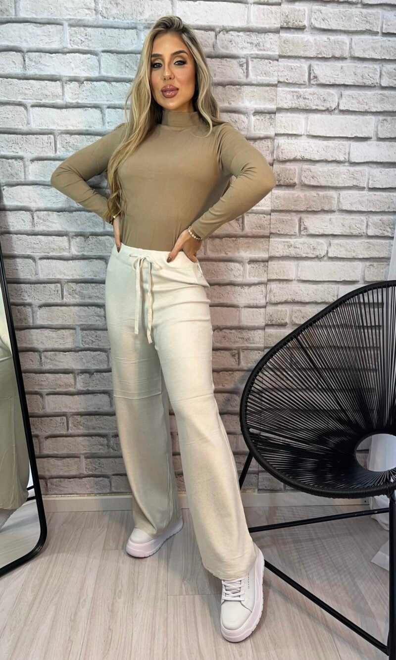 calÇa modal kendal off white