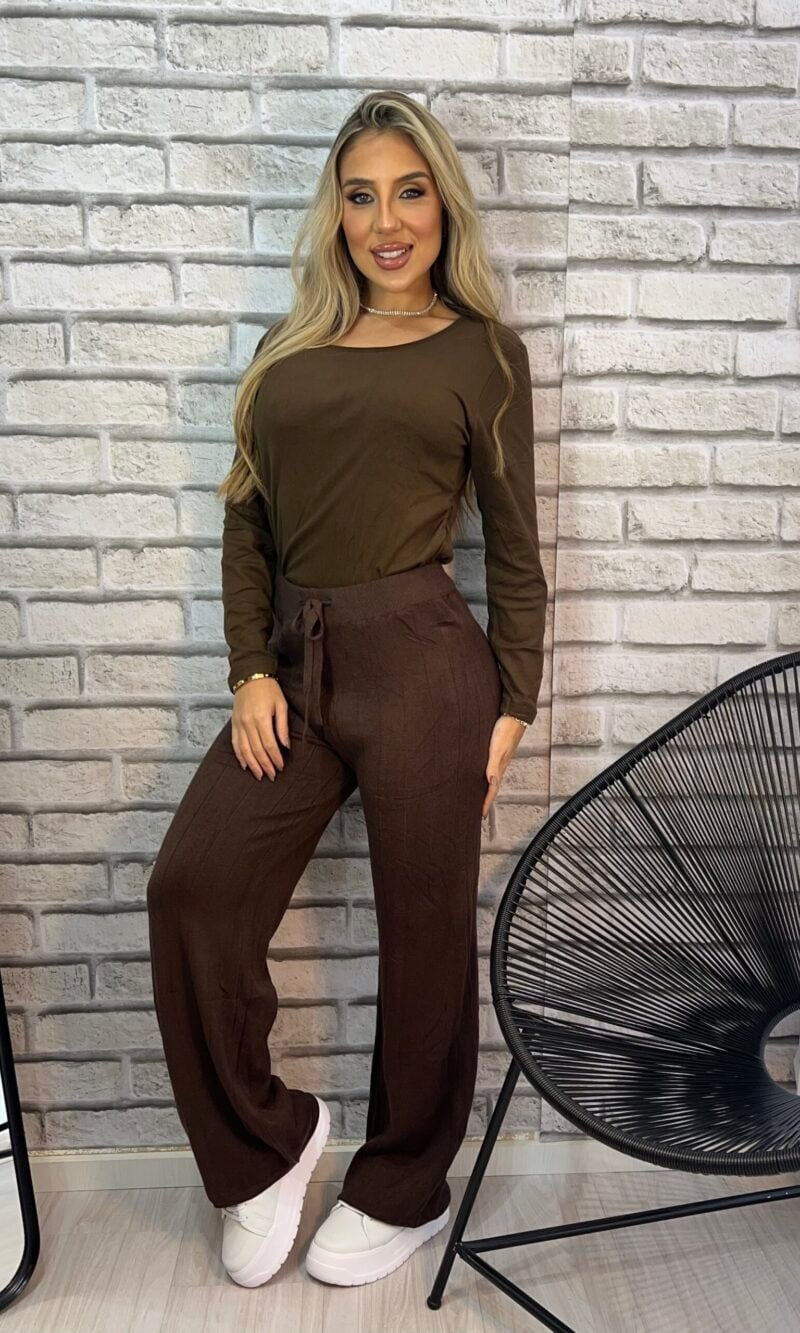calÇa modal eliete marrom