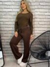 calÇa modal eliete marrom
