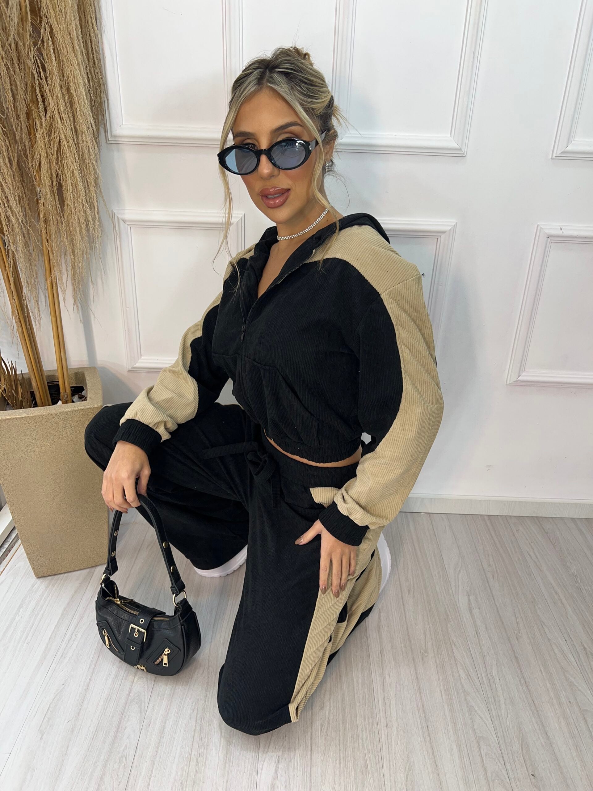conjunto cotele isadora preto conjunto cotele isadora preto