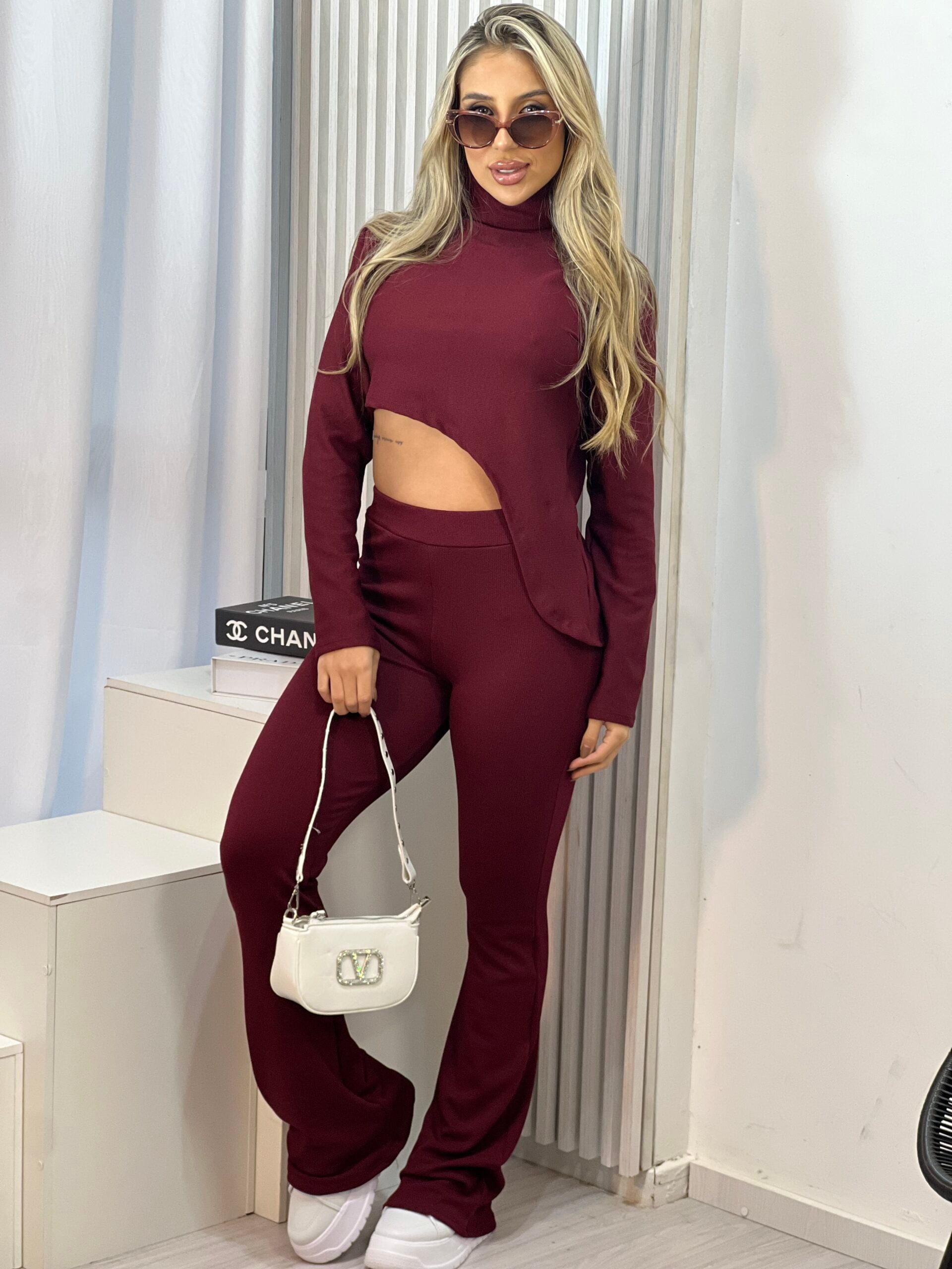 conjunto karol bordo conjunto karol bordo
