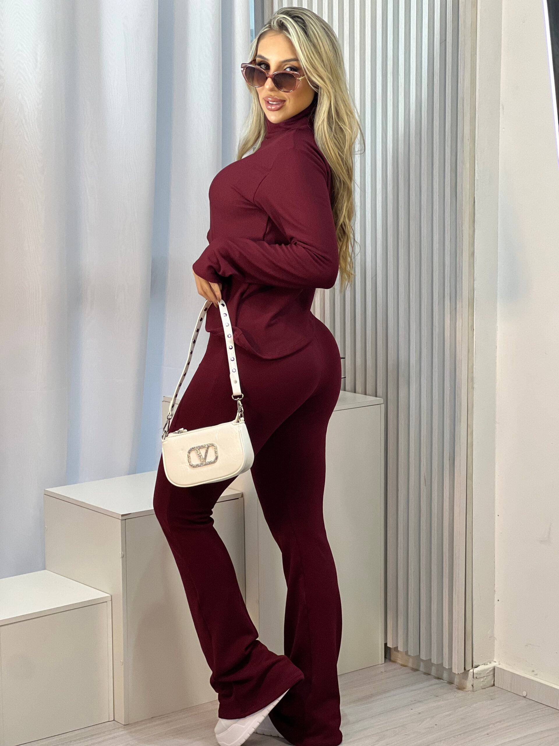 conjunto karol bordo conjunto karol bordo