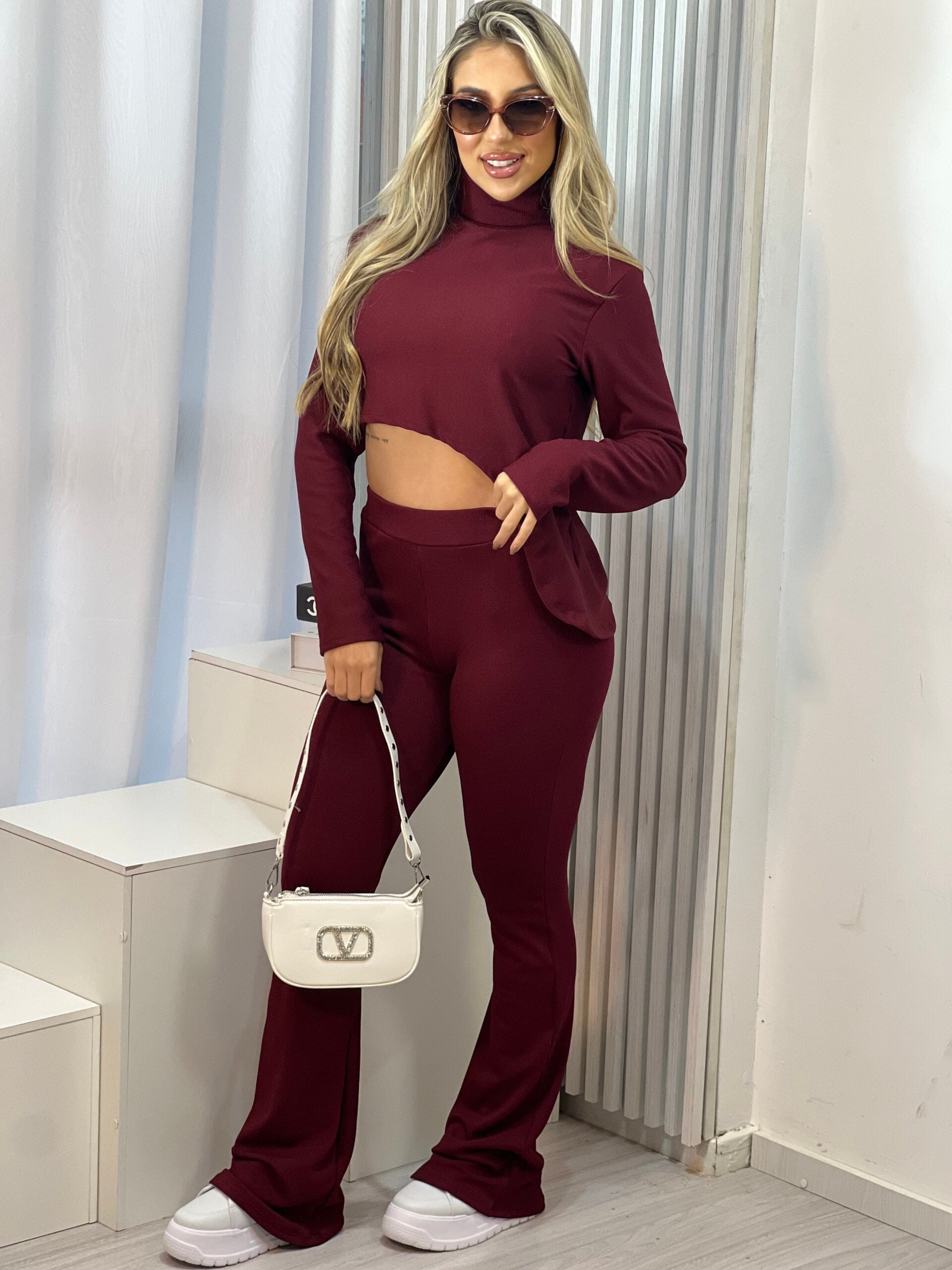 conjunto karol bordo conjunto karol bordo