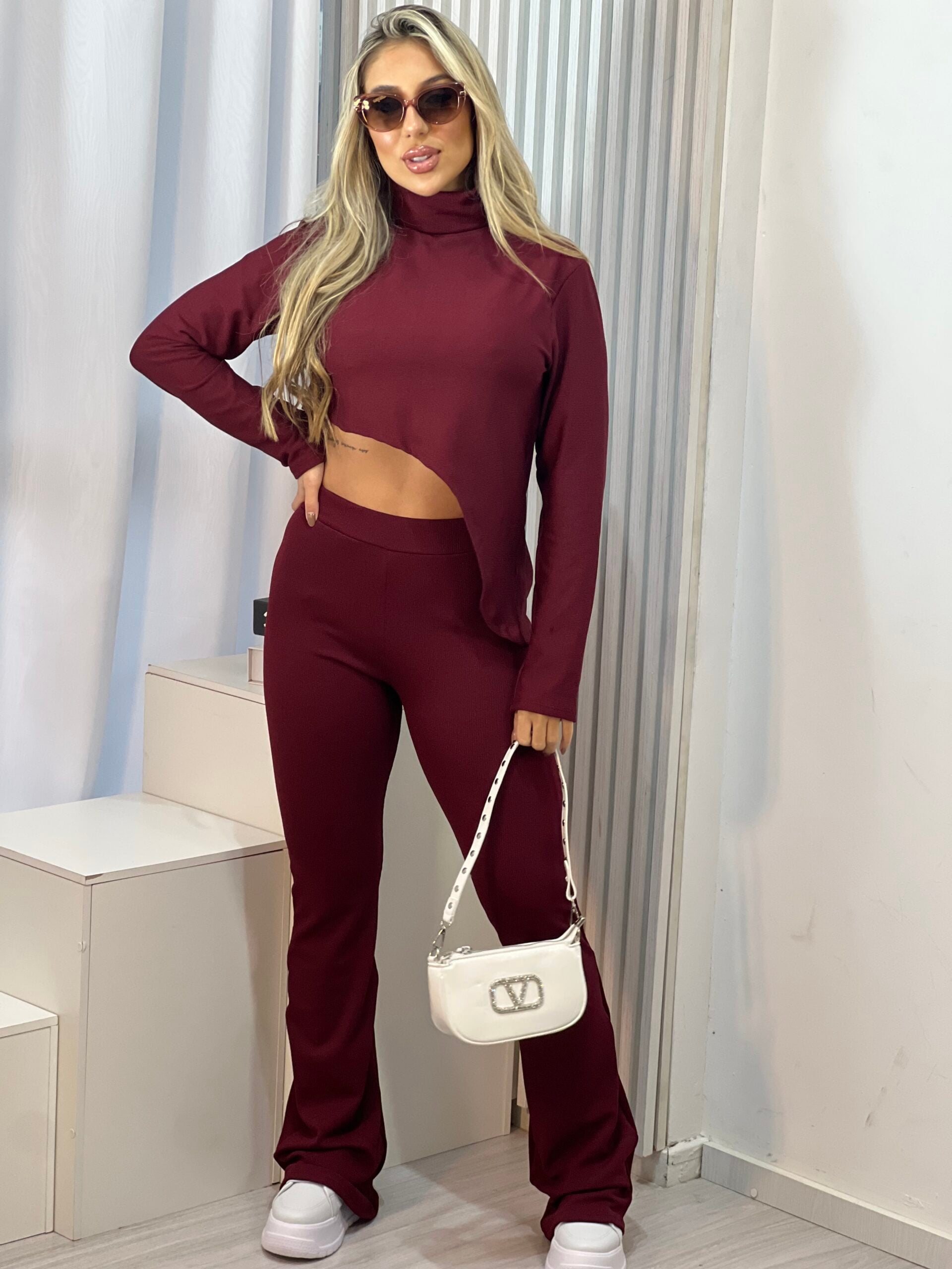 conjunto karol bordo conjunto karol bordo