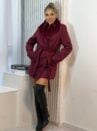 casaco parka la batida marilyn bordo