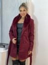 casaco parka la batida marilyn bordo