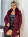casaco parka la batida marilyn bordo