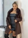 casaco parka la batida marilyn marrom