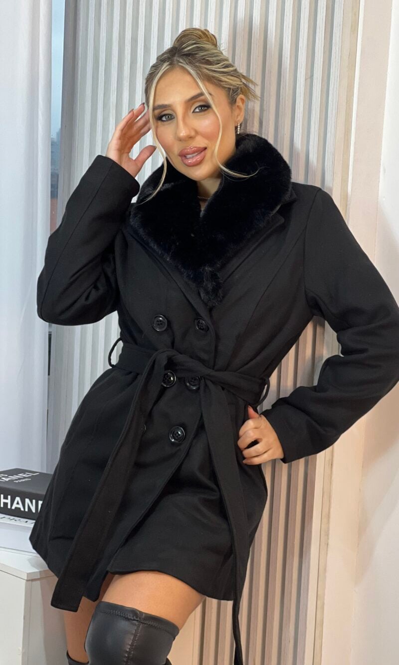casaco parka la batida marilyn preto