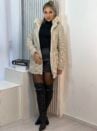 parka reversivel cotele iris bege