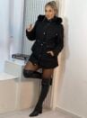 parka reversivel cotele iris preto