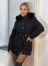 parka reversivel cotele iris preto