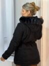 parka reversivel cotele iris preto
