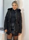 parka reversivel cotele iris preto