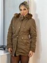 parka reversivel cotele iris marrom