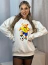 moletom alongado ted off white brasil