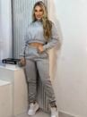 conjunto moletom melinda cinza