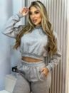 conjunto moletom melinda cinza