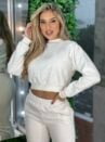 conjunto moletom melinda off white