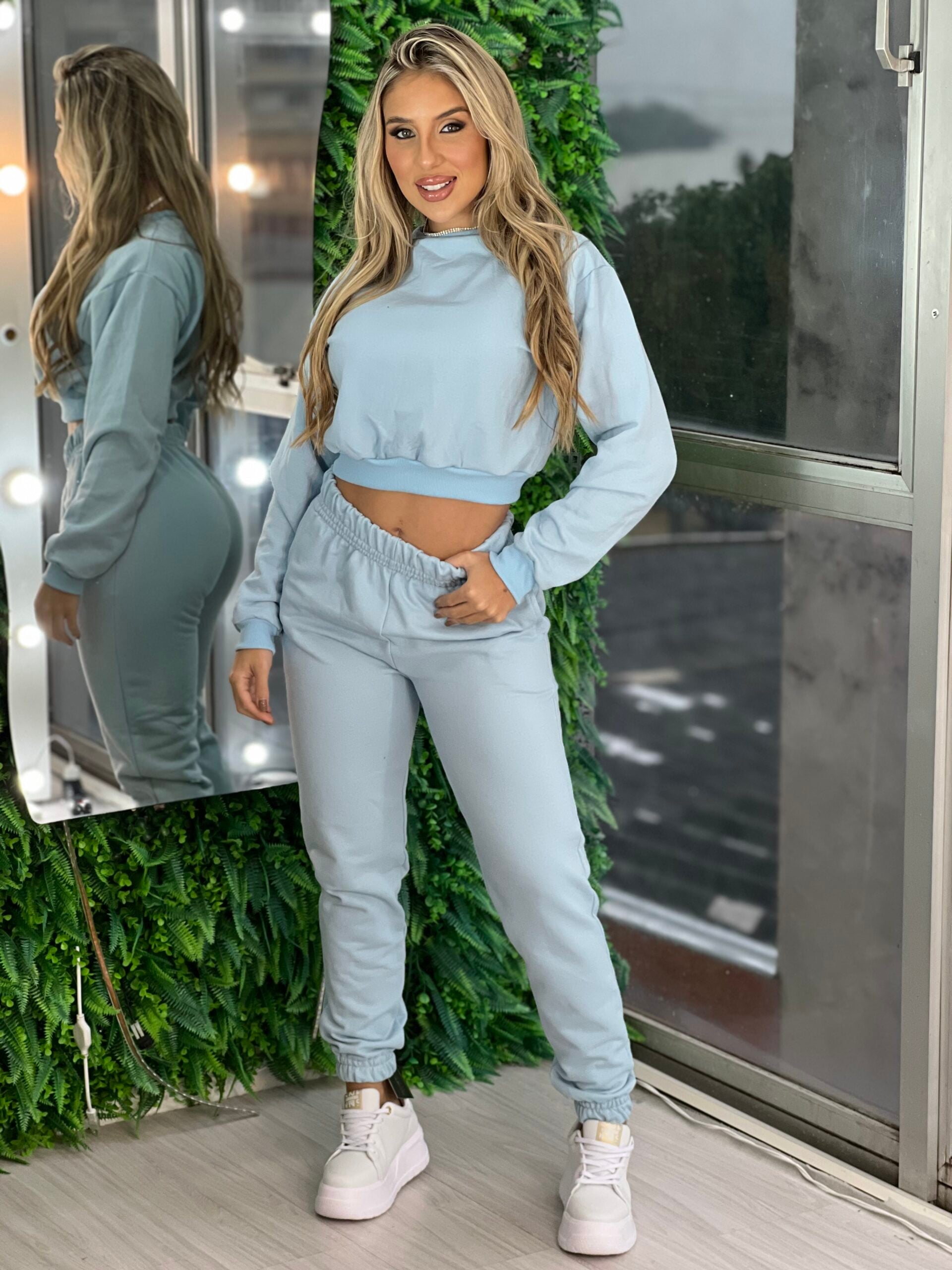 conjunto moletom melinda azul bb conjunto moletom melinda azul bb