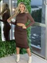 conjunto midi cassia marrom