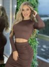 conjunto midi cassia marrom