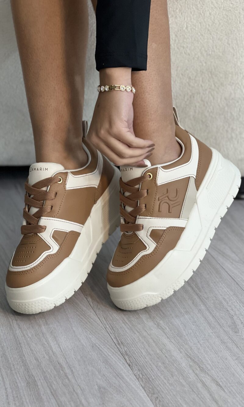 tenis fleecy plus caramelo ramarim 2576203