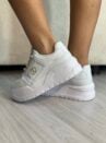 tenis croco branco dourado ramarim 2676104