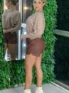 blusa modal morcego bege