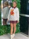 moletom alongado ted off white
