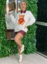 moletom alongado ted off white