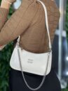 bolsa courino miu off white
