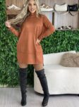 vestido vest leg eslo caramelo