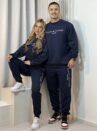 conjunto moletom azul marinho