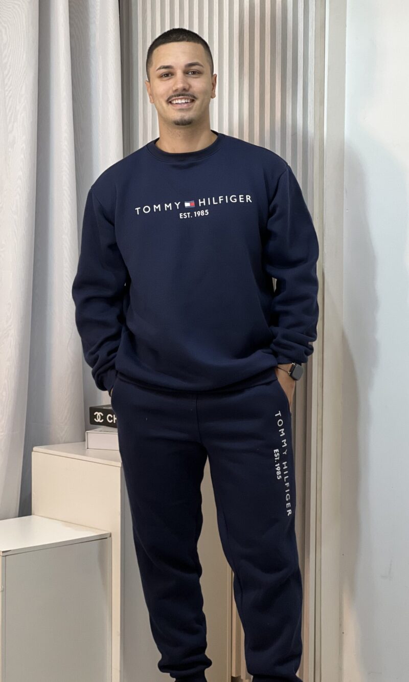 conjunto moletom azul marinho