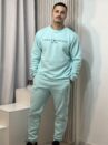 feminino conjunto moletom azul bb