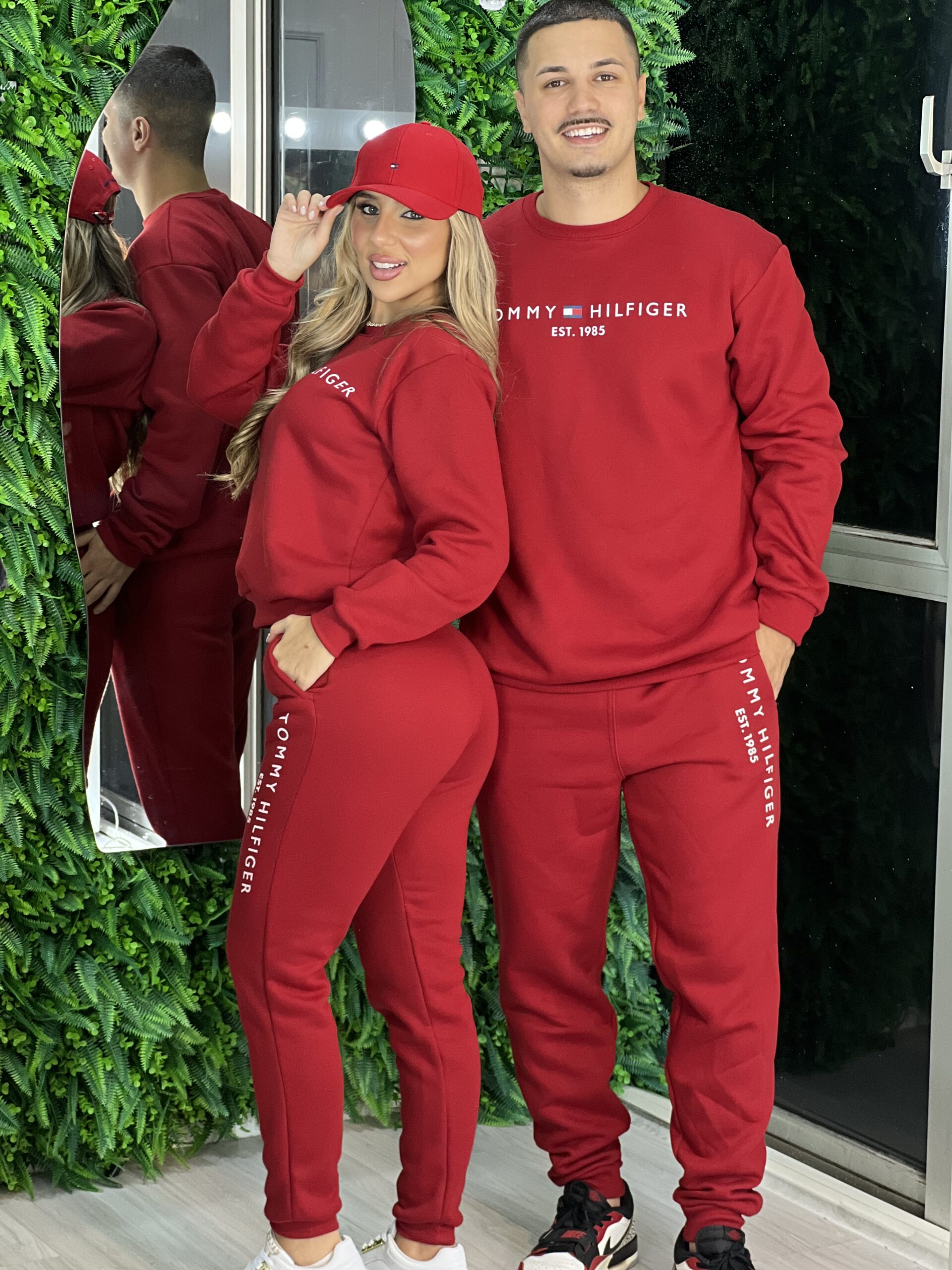 feminino conjunto moletom vermelho feminino conjunto moletom vermelho