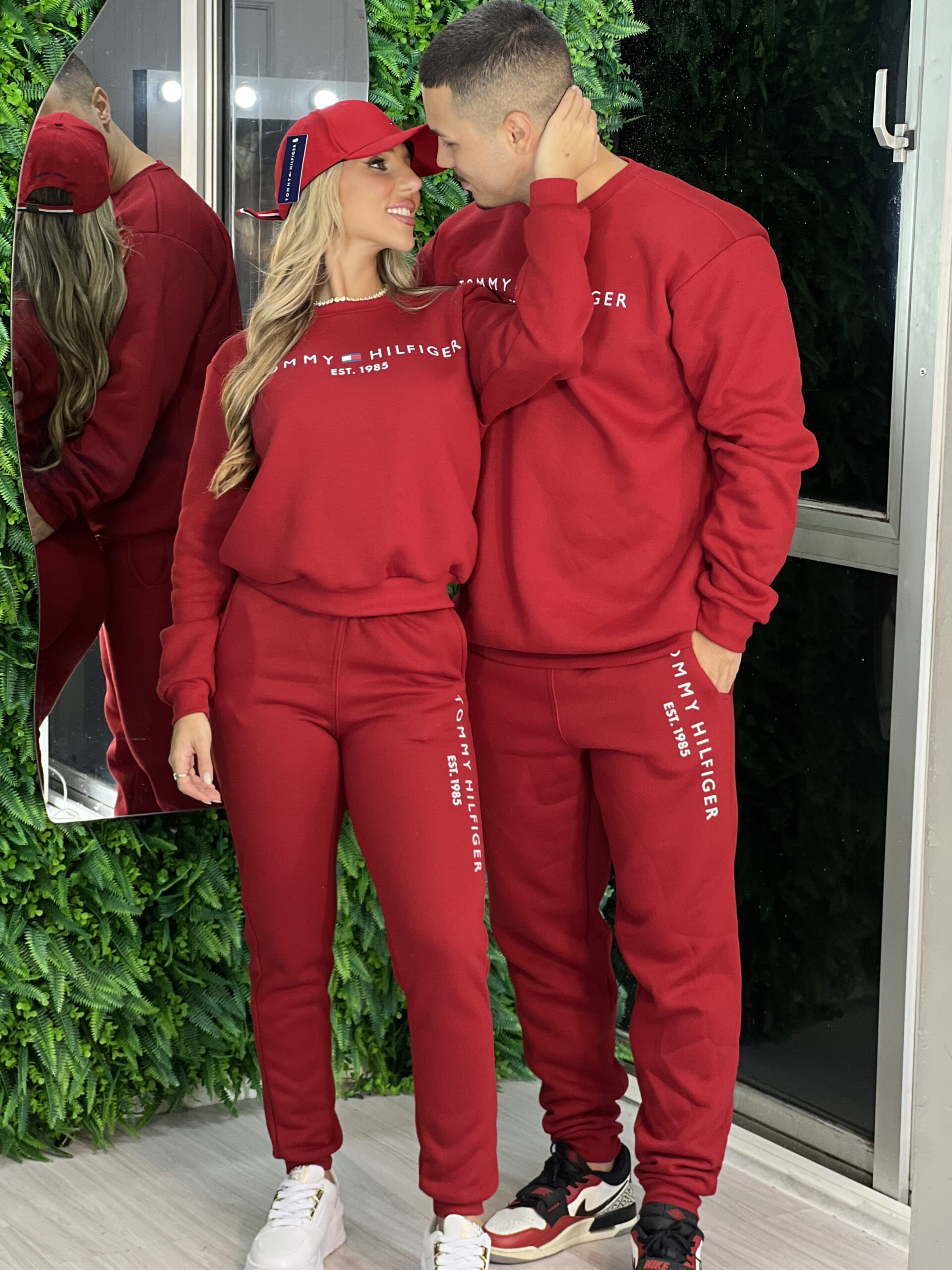 feminino conjunto moletom vermelho feminino conjunto moletom vermelho