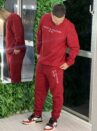 feminino conjunto moletom vermelho