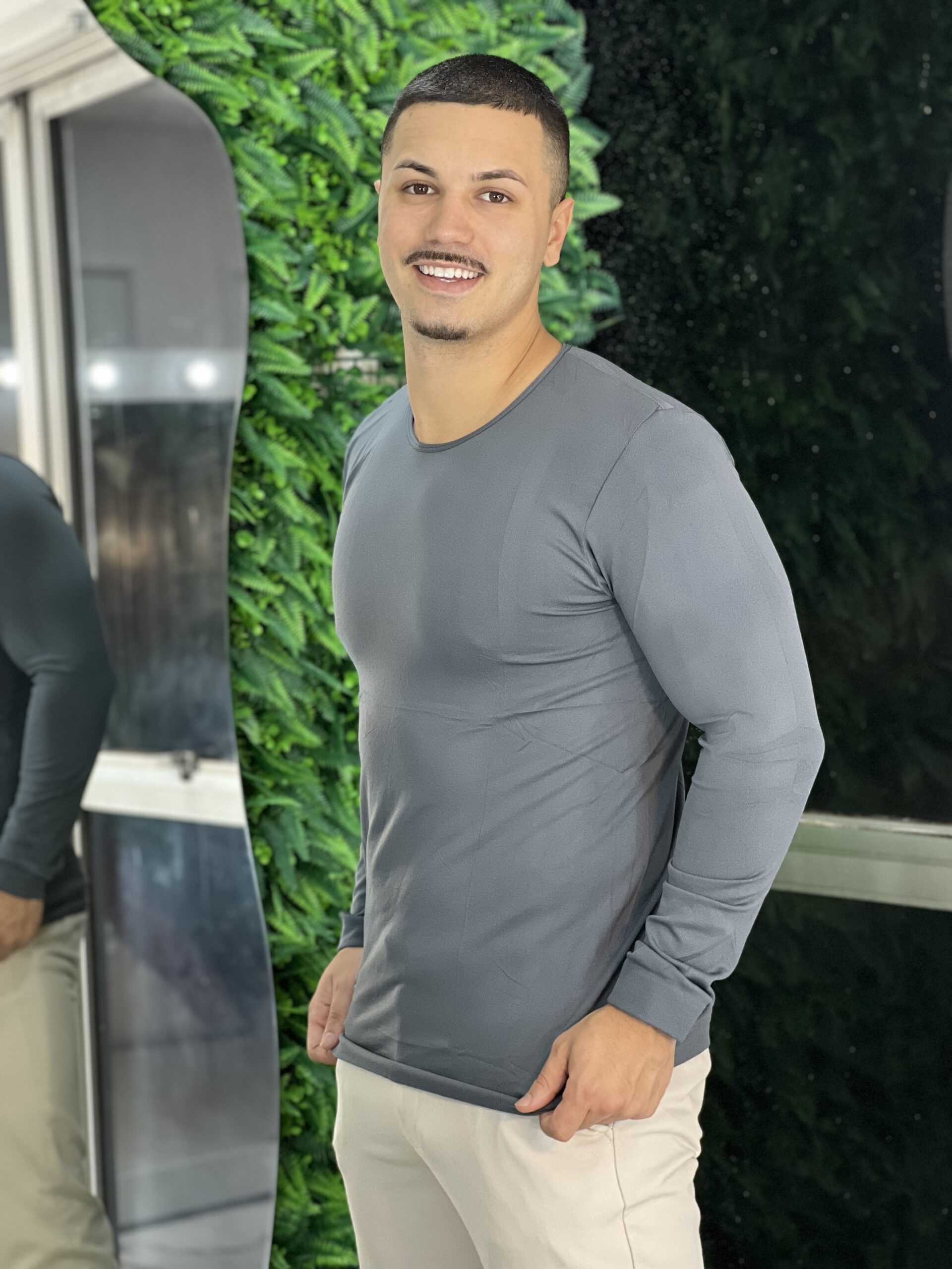 masculino blusa termica cinza masculino blusa termica cinza