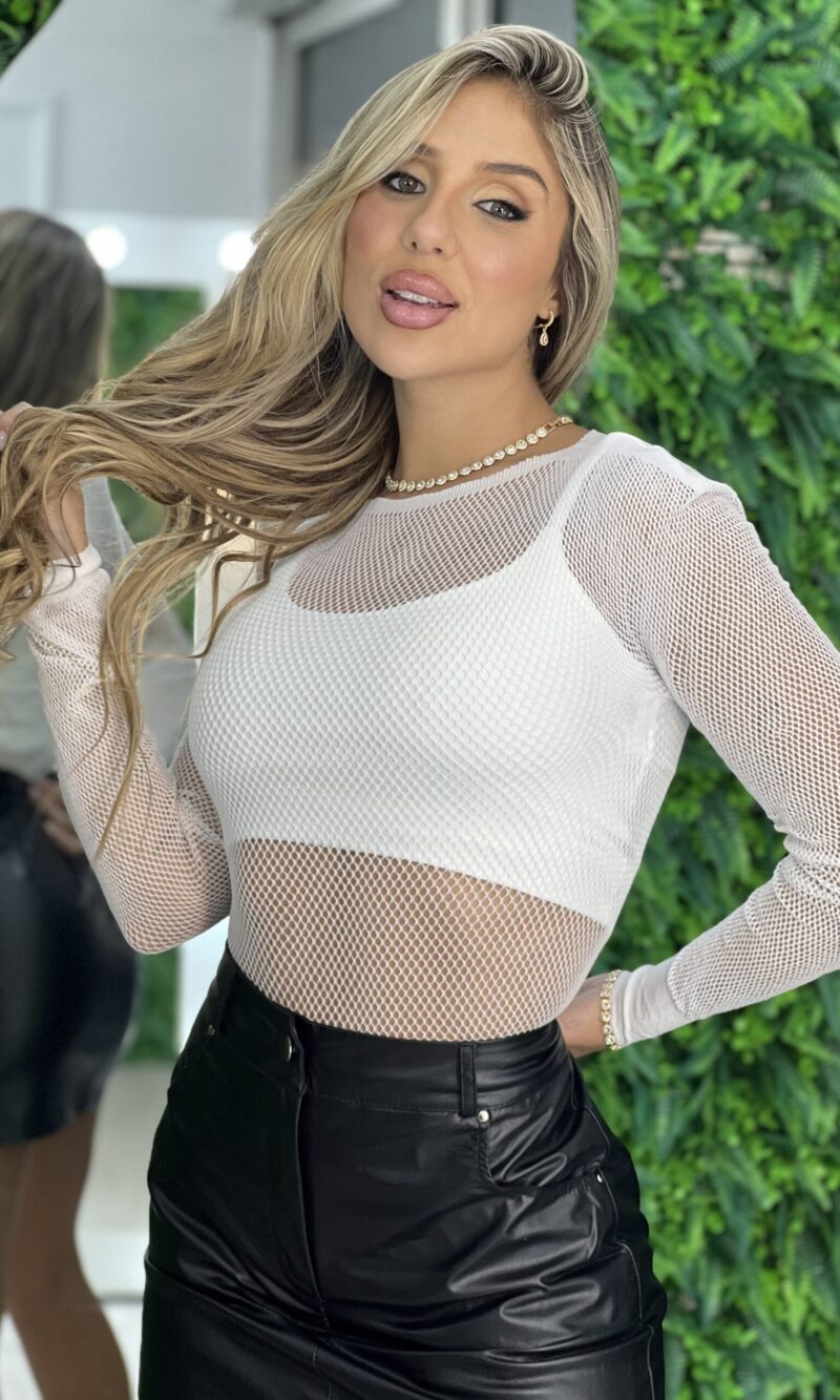 cropped arrastao mayara branco