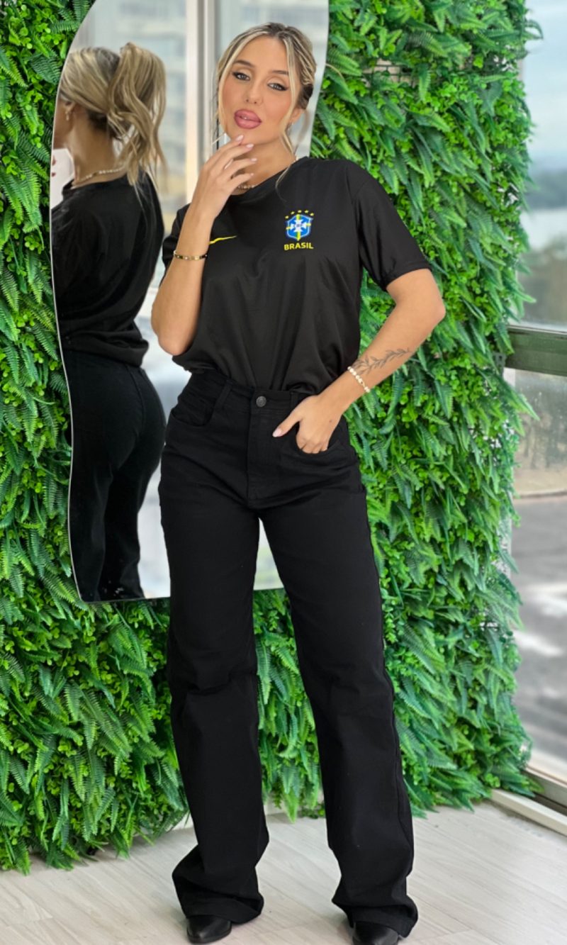 camisa brasil drifit preto camisa brasil drifit preto