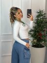 cropped poliamida brasil branco