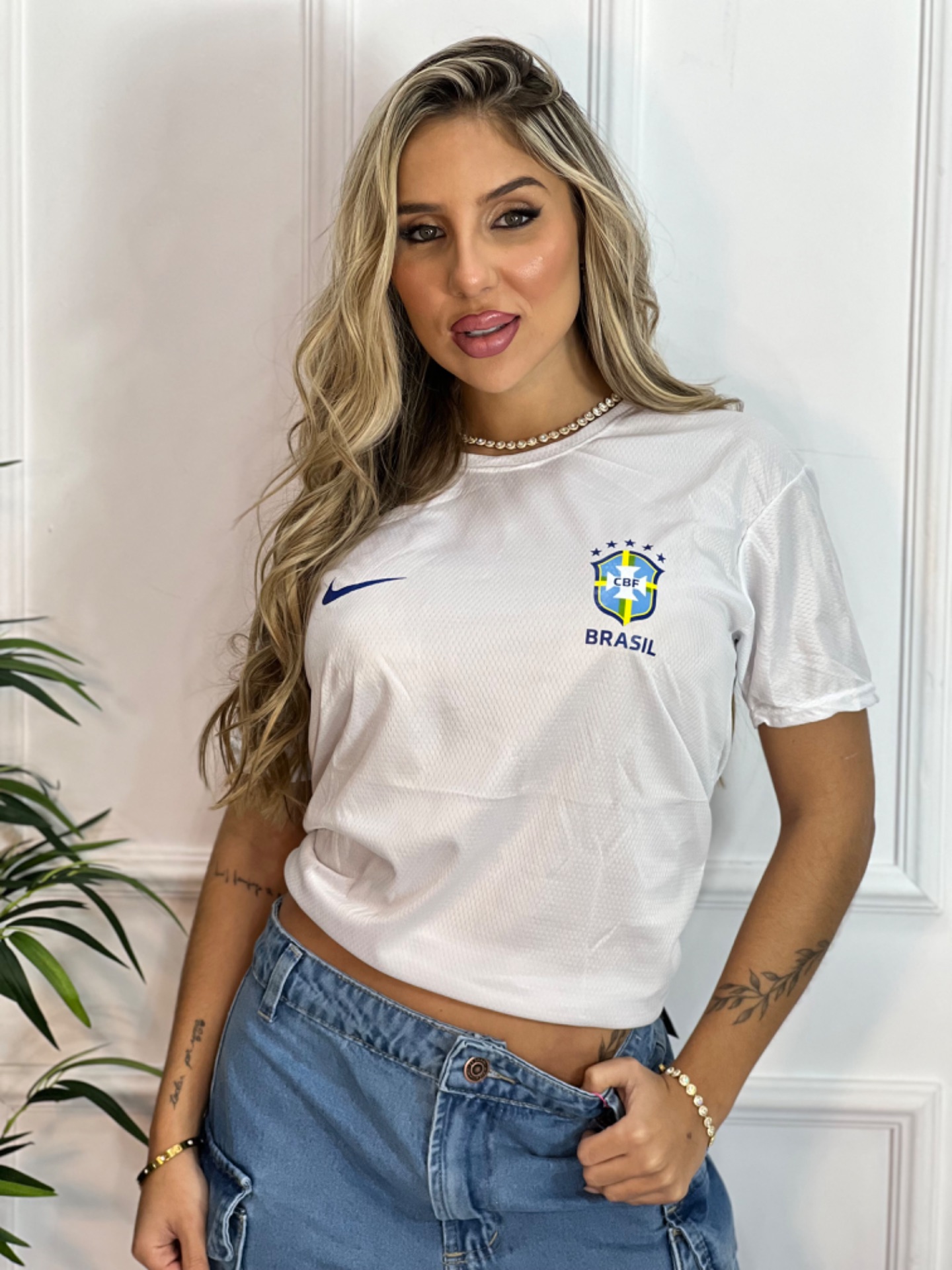 camisa brasil drifit branco camisa brasil drifit branco