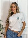 camisa brasil drifit branco
