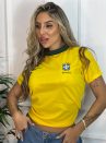 blusa brasil amarela