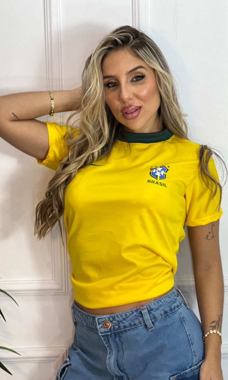 blusa brasil amarela blusa brasil amarela