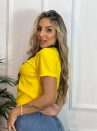 blusa brasil amarela