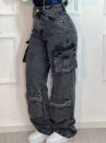 calca jeans wide leg espanha