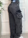 calca jeans wide leg espanha